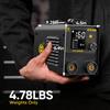 HZXVOGEN Saldatrice Ultra Mini HZXVOGEN ARC200 IGBT Inverter DC 2 in 1 MMA Lift TIG con Display LED, Hot Start, Anti-Stick, Arc Force, VRD - Saldatrice Portatile per Uso Domestico