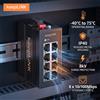 keepLiNK Switch Ethernet Industriale KeepLiNK a 8 Porte 10/100M Non Gestito Montabile su Guida DIN IP40 -40~75°C ℃