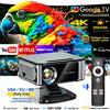 HORLAT Proiettore HORLAT 3200 Ansi Lumen 4K Full HD T10ULTRA 2G 32G, Home Theater WiFi Android 14, Proiettore Portatile Smart TV Cinema Beam