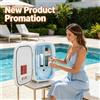 NONE Frigorifero per Cosmetici, Frigo Compatto per Trucchi 29*25*44cm, Temperatura Costante Intelligente, Bassa Rumorosità con Cavi di Alimentazione per Auto