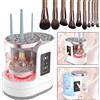 NONE Macchina Elettrica Multifunzione per Pulizia e Asciugatura Pennelli da Trucco, Efficiente, Strumento per Pulizia Profonda, Pulitore e Asciugatore Elettrico Portatile 2 in 1, Lavaggio Automatico dei