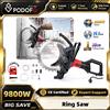 NONE Podofo 9800W 16.1" Sega Circolare Elettrica Brushless da 220V per Calcestruzzo, Tagliatrice a Umido da 410mm ad Alta Potenza per Muro, Granito, Porcellana, Legno, Pietra, Mattoni, Asfalto