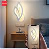 IRALAN Lampada da Parete LED per Casa, Illuminazione Creativa a Forma di Foglia per Comodino, Corridoio, Camera da Letto, Armadio, Decorazioni per la Casa
