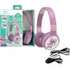 Lexibook, Disney Stitch, Angel Cuffie Bluetooth e via cavo 2 in 1 con microfono e pulsanti di controllo, pieghevoli e regolabili, batteria ricaricabile di lunga durata, rosa, HPBT010D1