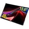 Verbatim Pmt-15-4k 15.6´´ 4k Ips Led 75hz Monitor One Size