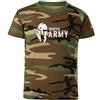 DRAGOWA Spartan t-shirt army per bambini, camo,