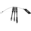 C2G Anello adattatore universale 4K HDMI con codice colore Mini DisplayPort, DisplayPort e USB-C - Kit adattatore video - Nero - Supporto 4K