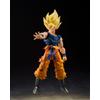 Bandai Tamashii Nations Dragon Ball Z S.H.Figuarts Actionfigur Super Saiyan Son Goku (combattente della rabbia) 14 cm