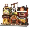 Lemax The Holly Jolly Chocolatier&Mrs.Claus Coffee Shop 65521 Cioccolateria Animata Luci e Musica