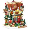 Lemax The Eggnog Lounge 65567 - Locale degli Elfi Luminoso Santa's Wonderland