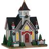 Lemax Spruce Valley Church 65553 - Chiesa Natalizia Luminosa Caddington