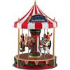 Lemax Christmas Cheer Carousel 14821 - Giostra Natalizia Animata con Luci e Musica