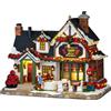 Lemax Poinsettia Lane Bed & Breakfast 65525 - B&B Natalizio Luminoso Caddington