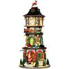 Lemax Christmas Clock Tower 45735 - Torre dell'Orologio Natalizia Animata con Luci e Musica