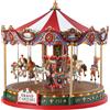 Lemax The Grand Carousel 84349 - Giostra Vittoriana Animata con Cavalli, Luci e Musica