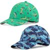 Cheerful Mario 2 Pack Cappello da Baseball Regolabile per 3-8 Anni Bambini, Cappello Visiera per Bambino, Berretto da Baseball Bambina