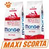 Monge Dog Natural Superpremium Adult All Breeds Active Pollo - SCORTA CONVENIENZA - Sacco da 12 Kg - 6 confezioni