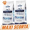 Monge Dog Natural Superpremium Senior Medium Pollo - SCORTA CONVENIENZA - Sacco da 12 Kg - 10 confezioni