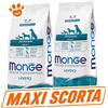 Monge Dog Natural Superpremium Adult Hypoallergenic All Breeds Salmone e Tonno - SCORTA CONVENIENZA - Sacco da 12 Kg - 4 confezioni