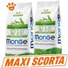 Monge Dog Natural Superpremium Adult All Breeds Coniglio Riso e Patate - SCORTA CONVENIENZA - Sacco da 12 Kg - 10 confezioni