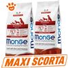 Monge Dog Natural Superpremium Adult All Breeds Agnello Riso e Patate - SCORTA CONVENIENZA - Sacco da 12 Kg - 10 confezioni
