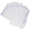 Avery Zweckform Avery L6043-25 Etichette con Foro Largo per CD, 2 Pezzi per Foglio, Stampanti Laser, 25 Fogli, Diametro 117 mm, Bianco