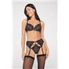 Tezenis Reggicalze Essential Details Donna Nero