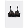 Tezenis Reggiseno Triangolo Havana Leggermente Imbottito Essential Details Donna Nero