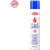 Atomic GAS ISOBUTANO PURO CON ZERO IMPURITA' - ACCESSORIO BHO | ATOMI BOMBOLETTA IN ALLUMINIO DA 400ml