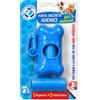 SETAPET Setablu Porta Sacchetti Igienici per Cani con Clip Dispenser + 2 Rotoli Blu