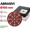 Festool Disco carta abrasiva RUBIN velcro 49 fori Ø 150mm - Festool®