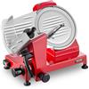 VEVOR Affettatrice da Banco Elettrica per Carne Prosciutto Salumi Lama 25cm Velocità di Rotazione 300-450 giri/min, Lama in Acciaio al Carbonio, Spessore Regolabile da 0 a 12 mm, Uso Commerciale, Casa