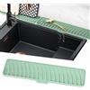 Volminex Tappetino Lavello Cucina Silicone, Tappetino Lavandino,Verde 42cm | Paraspruzzi per Lavello Cucina, Tappetini per Rubinetto, Vassoio Antigoccia Cucina, Tappetino di Drenaggio, Accessori Cucina