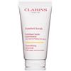 Clarins Comfort Scrub 50 ml Olio Gelificato Esfoliante Nutriente per il Viso Tubetto Pelle secca