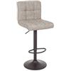 Yes SGABELLO BAR GREYSON GRIGIO CHIARO VINT - YES