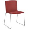 Yes SEDIA GIULIA CROMO/ROSSO - YES