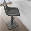 Target Point Sgabello regolabile MAIORCA con struttura in metallo e seduta in microfibra o soft touch - TARGET POINT