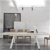 Target Point Tavolo allungabile PONENTE con piano in gres o vetro temperato - TARGET POINT