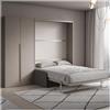 itamoby Letto francese verticale a scomparsa VERSIA SOFA' 140 con divano sx 2 ante - ITAMOBY