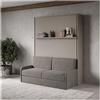 itamoby Letto matrimoniale verticale a scomparsa VERSIA SOFA' 160 con divano - ITAMOBY