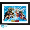 GB EYE DRAGON BALL - Framed print DBZ/"Iconic scene" (30x40)