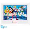 GB EYE SAILOR MOON - Framed print "Group" (30x40) x2 (white frame)