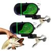 Generic Allarme di abboccata per canne da pesca elettronico con suono e | 2 pezzi Smart Sensitive attrezzature con clip per la pesca notturna fiumi offshore
