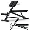 ZIPRO Panca Multifunzione Core Rookie 4in1 Sedia Romana Scott Curl 110kg | Quattro funzioni in una, posizione negativa, appoggio 7 altezze, fermagambe 4 livelli, acciaio 50x50mm 220kg, poggiatesta