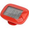 PQLXJJYUR Pedometro Da Passeggio Compatto Accurato Ampio Display LCD Contapassi 12 Ore Su 24 Calorie Portatili Bruciate For La Corsa Preciso E Facile Da Leggere(Red)