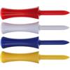 Alasum 100 Pezzi Tee da Golf Castello 70mm in Plastica Pp | Base Extra Larga, Leggero, Uso Autonomo e Tappeti Driving Range Colore Casuale