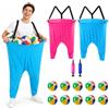 ChaneeHann 16 Pezzi Granny Pants Game, Pantaloni Nonna Gioco Con 10 Palle e 2 Pompe Giochi Da Giardino Adulti, Gioco Da Giardino Con Pantaloni Della Nonna per Riunioni Di Famiglia, Feste Di Compleanno