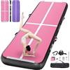 FBSPORT Tappetino Airtrack, alto 20 cm, spessore 4 m, tappetino da ginnastica con pompa ad aria, tappetino da allenamento con borsa per il trasporto, tappetino da ginnastica per casa, all'aperto, yoga