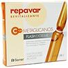 Repavar Rivitalizzante - Siero Metaglicano Flash Extreme - Effetto Tensore Immediato - A base di Vitamina C - Pelle più Luminosa e Radiosa - Fissa il Trucco - 5 Fiale da 1 ml