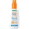 Garnier Ambre Solaire Advanced Sensitive Kids Ceramide Protect Spray SPF50+, 150 ml